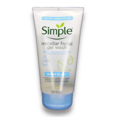 ژل شستشوی سیمپل Simple Water Boost Micellar Facial Gel Wash