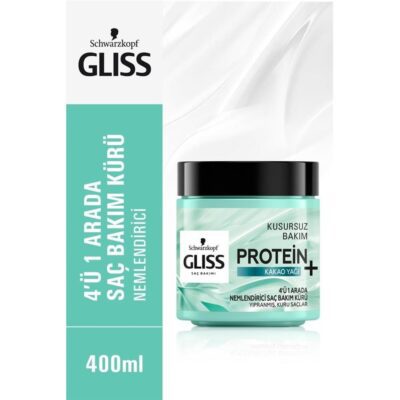 ماسک مو گلیس آبی 4 کاره پروتئینه +Gliss kusursuz bakim Protein