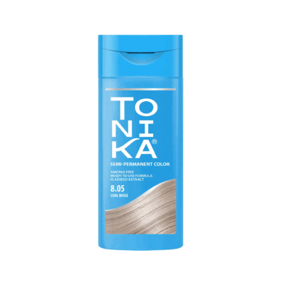 شامپو رنگ تونیکا شماره 8.05 بژ سرد TOHNIKA hair color shampoo