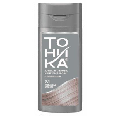 شامپو رنگ تونیکا شماره 9.1 بلوند نقره ای Tohnika hair color shampoo