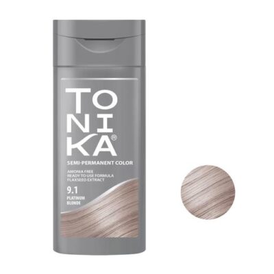 شامپو رنگ تونیکا شماره 9.1 بلوند نقره ای Tohnika hair color shampoo