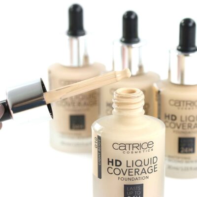 کرم پودر کاتریس اچ دی Catrice HD Liquid Coverage Foundation