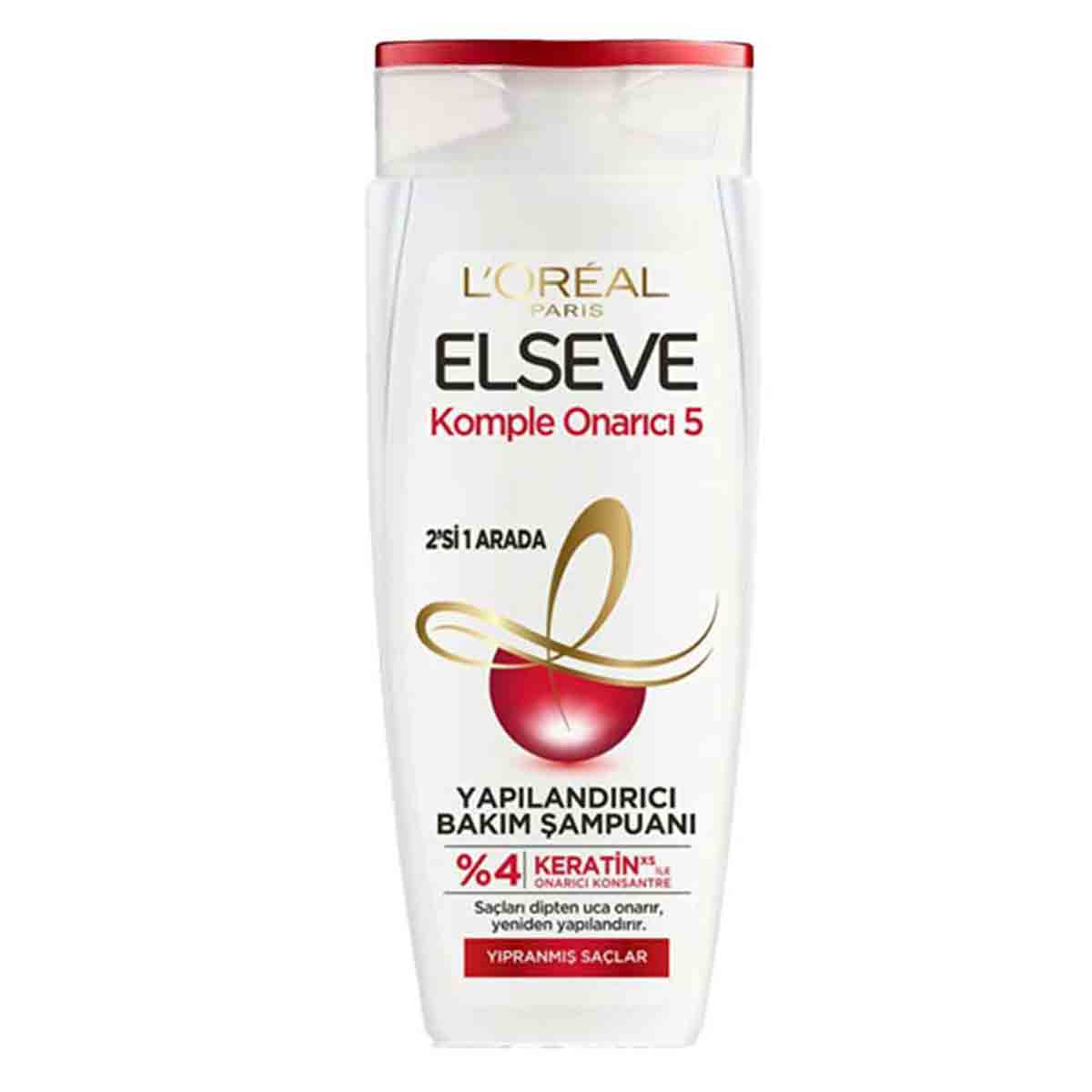 شامپو لورآل السیو ترمیم کننده Loreal Elseve Komple Onarici 5 شامپو لورآل السیو ترمیم کننده Loreal Elseve Komple Onarici 5