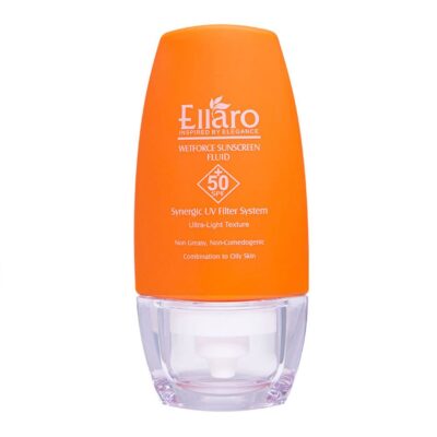 ضد آفتاب بی رنگ الارو Ellaro Wetforce Sunscreen Fluid SPF 50 Oily Skin