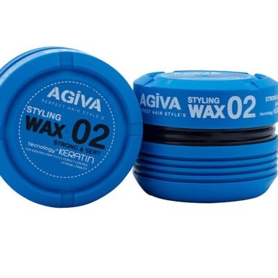 واکس مو آگیوا آبی براق و حالت دهنده حاوی کراتین AGIVA Styling WAX 02