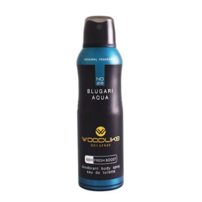 اسپری وودلایک مدل اکوا بلغاری Deodorant Body Spray Woodlike Blugari Aqua