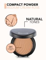 پنکک فلورمار کامپکت فشرده Flormar Compact Powder Cream Rose 091