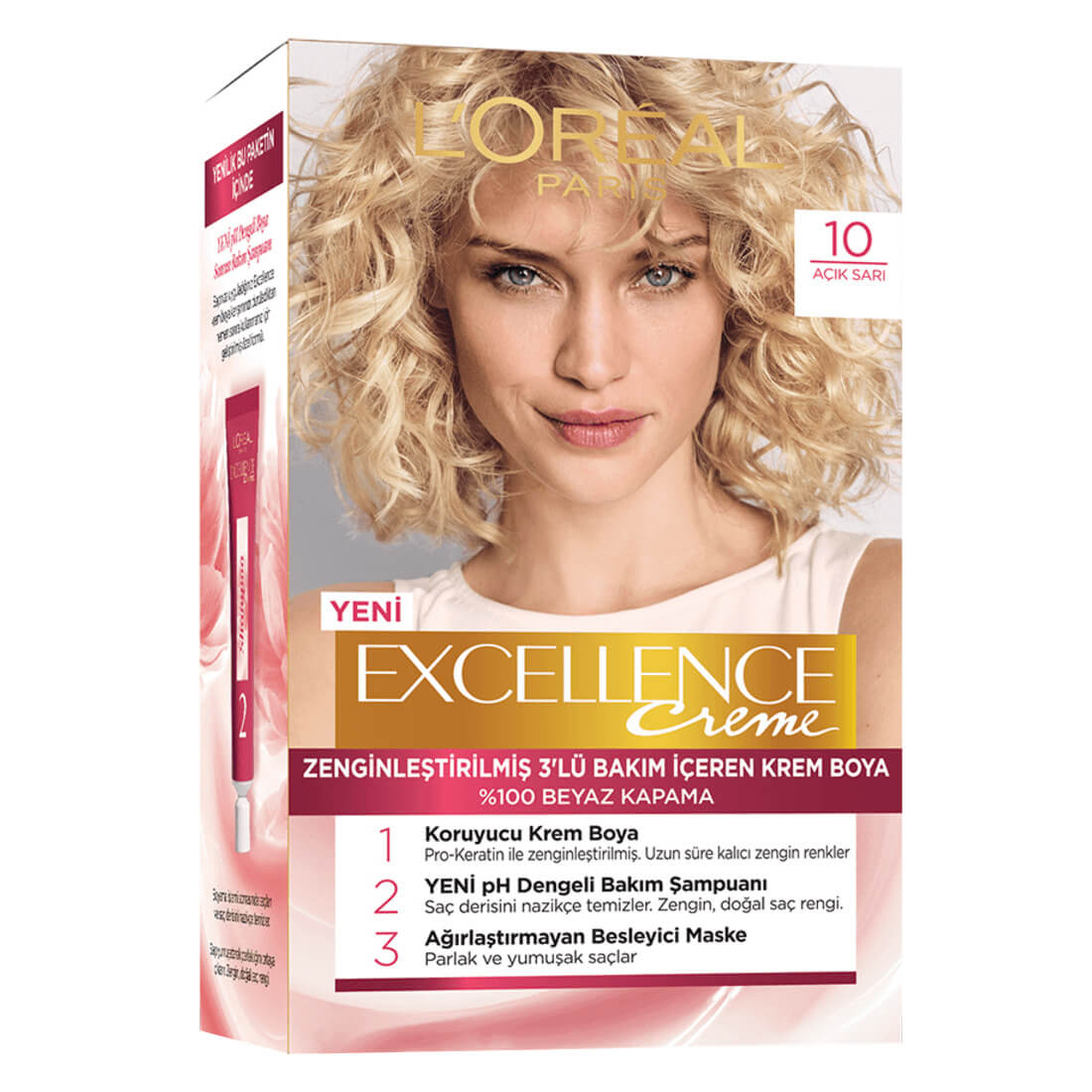 کیت رنگ موی لورآل شماره 10 Loreal Paris Excellence Hair Color, قیمت خرید کیت رنگ مو لورال شماره 10 کیت رنگ موی لورآل شماره 10 Loreal Paris Excellence Hair Color, قیمت خرید کیت رنگ مو لورال شماره 10