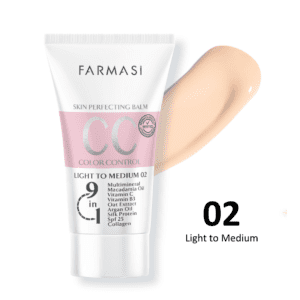 سی سی کرم فارماسی 02 Farmasi CC Cream Light To Medium 02 SPF25