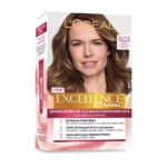 کیت رنگ موی لورآل شماره 6.03 Loreal Paris Excellence Hair Colorو قیمت خرید رنگ مو لورال 6.03