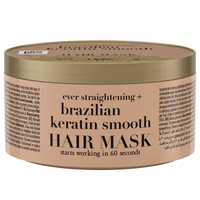 ماسک مو او جی ایکس مدل کراتین Brazilian Keratin Smooth Hair Mask
