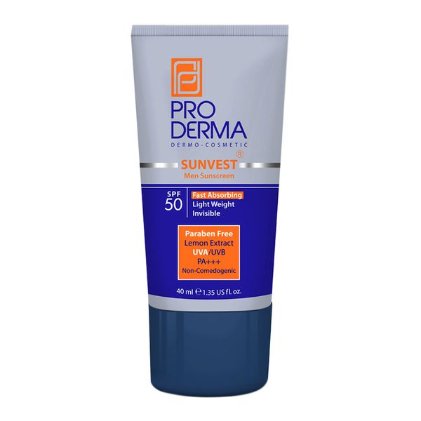 ضد آفتاب مخصوص آقایان فاقد چربی SPF50 پرودرما proderma ضد آفتاب مخصوص آقایان فاقد چربی SPF50 پرودرما proderma